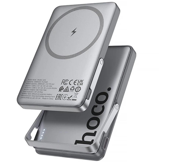 Павербанк HOCO Q36 Sunlight Magnetic (20 Вт, 5 000 мА&middot;год, 19,25 Вт&middot;год) Q36 фото